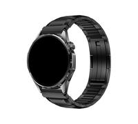 Bracelet De Sport En Acier Inoxydable Et Caoutchouc De 22mm, Adapté For Huawei Watch 5/GT6/5/4/3 Pro 46mm GT Runner 2/Amazfit Active Max/Balance 2(Black Black,For Huawei Watch 5 4 46m)