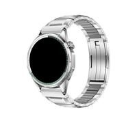 Bracelet De Sport En Acier Inoxydable Et Caoutchouc De 22mm, Adapté For Huawei Watch 5/GT6/5/4/3 Pro 46mm GT Runner 2/Amazfit Active Max/Balance 2(Titanium Gray,For Huawei Watch 5 4 46m)