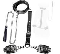 Bracelet de sport en cuir pour les hommes et les femmes avec cordon de traction Ensemble Hãndcũffs Accessoires de yoga