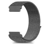 Bracelet de sport en nylon de 18 mm compatible avec Garmin Vivoactive 4S Watch Band Venu 3S/2S/Vivomove 3S/Active S, bracelet doux et respirant à dégagement rapide pour Forerunner 255S Music/265S pour