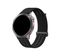 Bracelet de sport en Nylon respirant 22mm Pour Huawei Watch 5 4 GT6/GT5 Pro 46mm GT Runner2 Ultimate 2 Bracelet remplaçable(Black,For GT Runner2)