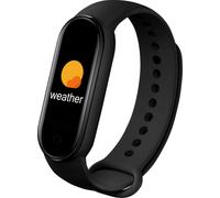 Bracelet de sport intelligent M6, écran couleur TFT 0,96 pouce/BT4.0/IP67 étanche/surveillance de la santé/multiples modes sportifs, noir