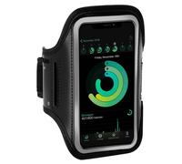 ONEFLOW Brassard de sport pour iPhone 17, avec fenêtre tactile, pour le sport et l'extérieur, support pour téléphone portable pour le bras, sac de course, noir