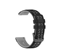 Bracelet de sport respirant perforé à double rangée, compatible avec for Huawei Watch GT6/6 Pro 46 mm(Black gray,For Ultimate 2 1)