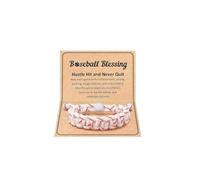 Bracelet de sport tressé fait à la main, réglable, pour basket-ball, football, softball, Hustle and Never Quit, bracelets inspirants à breloques pour femme et homme, accessoires de fin de saison, 0.1