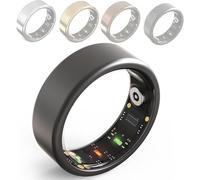 Bracelet de suivi de santé intelligent pour homme et femme, surveille la fréquence cardiaque et la température, suivi du sommeil, des mouvements et de la récupération, résistant à l'eau jusqu'à 100 m