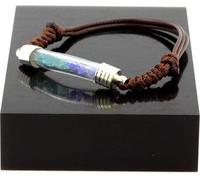 Bracelet de tanzanite + apatite Paraiba brute