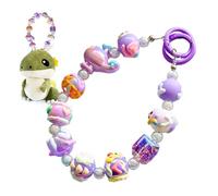 Bracelet de téléphone avec perles - Joli pendentif pour téléphone avec perles de 12 pouces | Sangle de chaîne avec perles pour le cou, clip pour téléphone, chaîne en T, Consulte la descripción