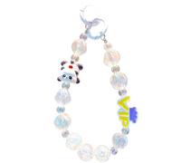 Bracelet de téléphone avec perles, lanière de téléphone avec perles | Bracelet avec pendentif pour téléphone Panda,Accessoires de cas de téléphone pour femmes et filles, cordon mignon tombe, Consulte