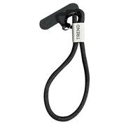 Bracelet De Téléphone - Bracelet En Corde Souple Multicolore Brillant, Câble De Sécurité Léger Pour Téléphone Portable, Outil De Transport Pratique Avec Une Seule Main, Élégant, Noir,