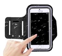 Bracelet de téléphone de course étanche, accessoire de support de bras réglable, fonction antichoc pour une poche de rangement sécurisée, sac de sport léger avec fente pour clé, support de téléphone a