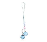 Bracelet de téléphone en forme de nuages bleus et blancs délicats
