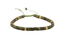 Bracelet de Yoga tissé en perles de boulier en pierre naturelle 2 * 4mm, bijoux faits à la main for la pleine conscience et le style