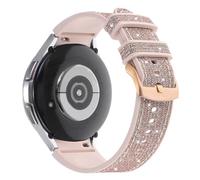 Bracelet DEALELE compatible avec Samsung Galaxy Watch 7/6 / 5/4 40 mm 44 mm / FE / 6 Classic / 5 Pro / 4 Classic, bracelets de rechange en silicone brillants sans espace pour femmes et hommes