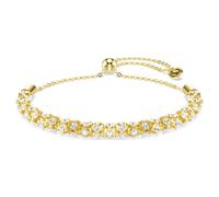 Bracelet Dextera, Taille ronde, Blanc, Finition ton doré OS