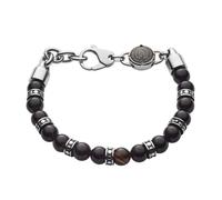 Diesel Bracelet Homme en perles semi-précieuses avec fermoir mousqueton