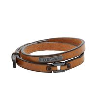 Diesel Bracelet Pour Hommes , 18 Cm - 19.5 Cm Bracelet En Cuir Brun, DX0984040, Marron