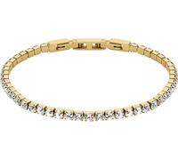 Bracelet discret plaqué or avec cristaux Tennis JBTWG-J1035.