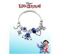 Bracelet - Disney - Stitch - Argenté - Charms - Réglable