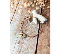 Bracelet doré signe astrologique lion