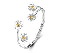 Bracelet double Daisy avec ouverture en forme de marguerite 1 pièce Durabilité et professionnalisme