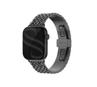Selencia Bracelet dragon en acier pour Apple Watch | 38/40/41/42 mm - Noir