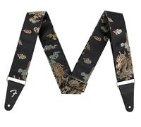 Bracelet dragon en satin, noir