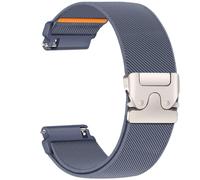 Bracelet élastique 18 mm compatible Garmin Venu 4 41mm/Venu 2S/3S/Vivoactive 4S/Vivomove 3S/Fossil Ladies Gen 6/5E/4/3/ GT6/GT5/GT4 41mm, bracelet nylon souple et réglable pour hommes plus