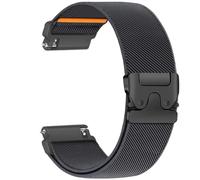 Bracelet élastique 18 mm compatible Garmin Venu 4 41mm/Venu 2S/3S/Vivoactive 4S/Vivomove 3S/Fossil Ladies Gen 6/5E/4/3/ GT6/GT5/GT4 41mm, bracelet nylon souple et réglable pour hommes plus