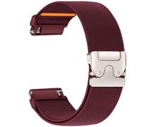Bracelet élastique 18 mm compatible Garmin Venu 4 41mm/Venu 2S/3S/Vivoactive 4S/Vivomove 3S/Fossil Ladies Gen 6/5E/4/3/ GT6/GT5/GT4 41mm, bracelet nylon souple et réglable pour hommes plus