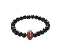 Bracelet élastique à perles pour femme - Pour basket-ball, football, softball, tennis, taille unique, minerai