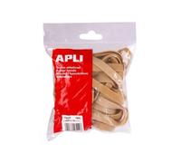 APLI Bracelets élastiques en caoutchouc naturel 13222 – Ø 200 x 10 mm – 100 g
