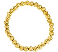 Bracelet élastique de perles pour femme - Tenue décontractée | Perles œil de chat scintillantes, reflet de la lumière, design élégant, ton or sable, cordon élastique flexible