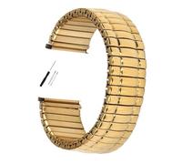 Bracelet élastique en métal, 12 mm, 14 mm, 16 mm, 18 mm, 20 mm, en acier inoxydable doré, for montres et accessoires homme et femme.(Gold,20mm)