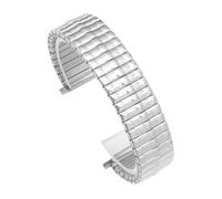 Bracelet élastique en métal Extensible for Hommes et Femmes, 16-22mm, Bracelet de Remplacement Universel en Acier Inoxydable(8)