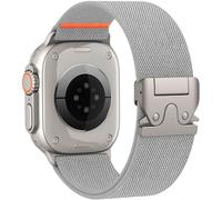 Bracelet élastique en nylon pour Apple Watch Ultra 3/2/1 49 mm, 46 mm, 45 mm, 44 mm, 42 mm, 41 mm, 40 mm, 38 mm, pour homme et femme, fermeture parachute Sport Strap pour iWatch Series 11 10 9 8 7 SE