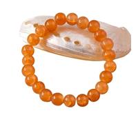 Bracelet élastique en perles rondes naturelles for homme et femme, cristal de guérison, quartz, améthyste(A)