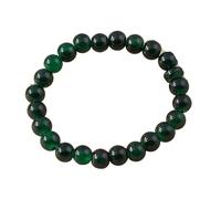 Bracelet élastique en perles rondes naturelles for homme et femme, cristal de guérison, quartz, améthyste(C)