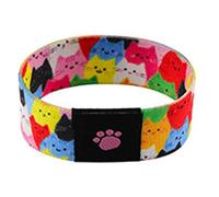 Bracelet élastique floral dauphin pour femmes et filles, confortable, extensible, accessoire sportif pour fitness et usage quotidien, bracelet de fitness étanche