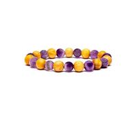 Bracelet élastique palo santo et améthyste