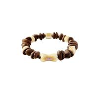 Bracelet élastique unique en perles grain de café et griffe de chat pour femme, cadeau de couple pour petite amie, taille unique