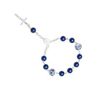 Bracelet élégant en alliage avec breloque crucifix et symbole religieux - Pour un usage quotidien - Fermoir sécurisé - Inspiré de la foi, taille unique, Comme décrit