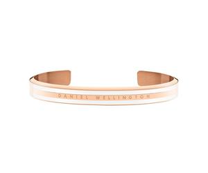 Bracelet Emalie Slim Rose Gold Satin White
