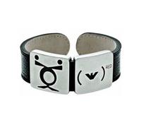 Bracelet - Emporio Armani - EG1981 - Métal et Cuir - Diamètre 80mm - Orange Femme