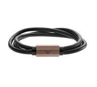 Bracelet - Emporio Armani - EGS2434200 - Acier inoxydable - Cuir - 23 cm