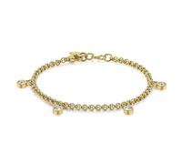 Bracelet en acier avec cristaux Luce SCE13