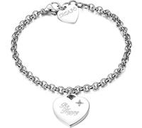 Bracelet en acier Be My Always Be Happy SBM17