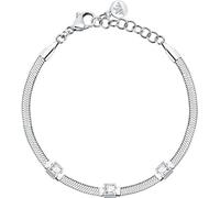 Bracelet en acier discret avec cristaux Hádek Gioia SAVY32
