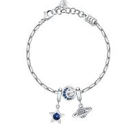 Bracelet en acier discret avec pendentifs Drops SCZ1380