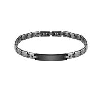 Bracelet en acier et zircon